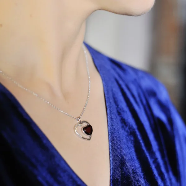 Кулон серебряный с янтарём P9168-1RV SunStone