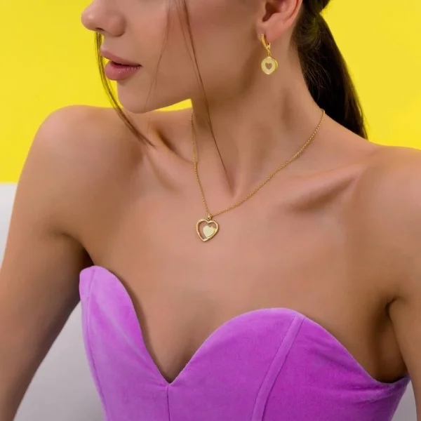 Кулон серебряный с янтарём P9168-1ZM SunStone