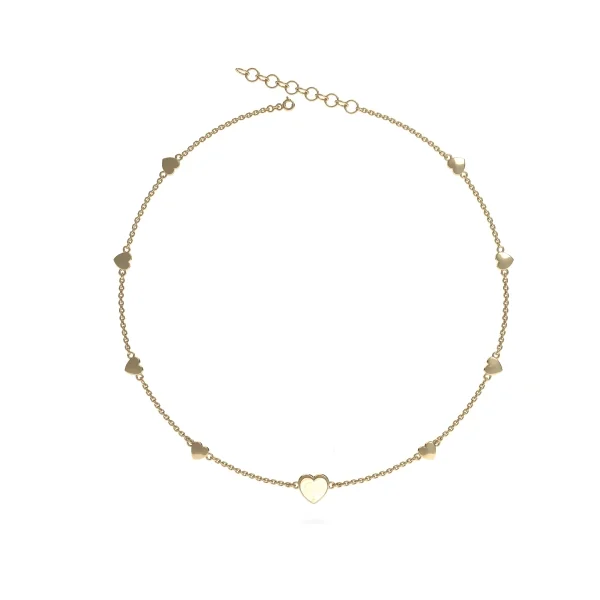 Колье серебряное с янтарём N9207ZM SunStone