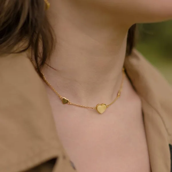Колье серебряное с янтарём N9207ZM SunStone