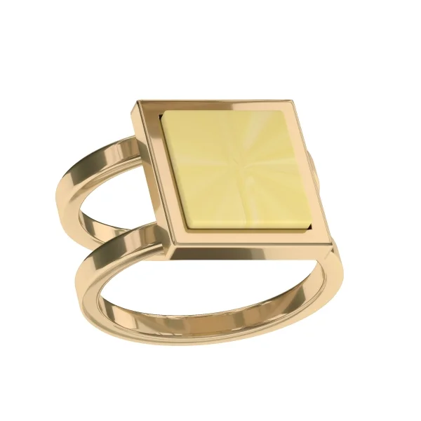 Кольцо серебряное с янтарём R9197ZM SunStone