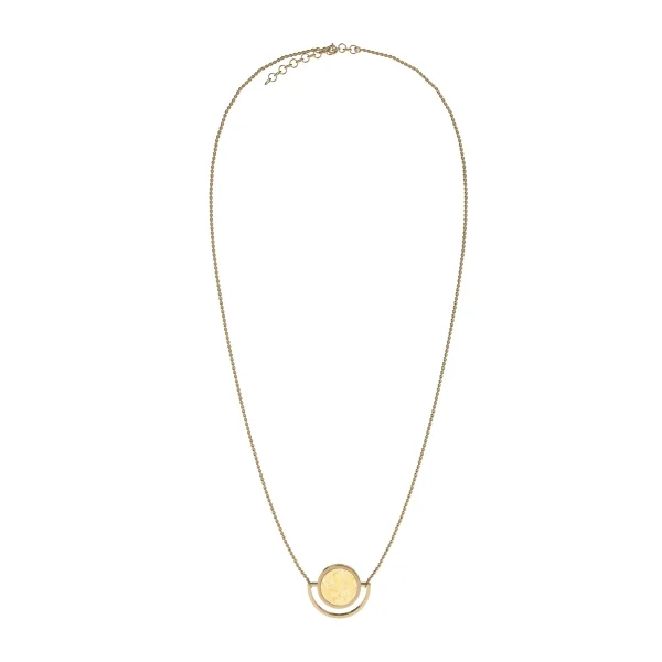 Колье серебряное с янтарём N9189ZM SunStone