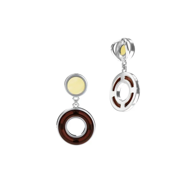 Кулон серебряный с янтарём P9179RO SunStone