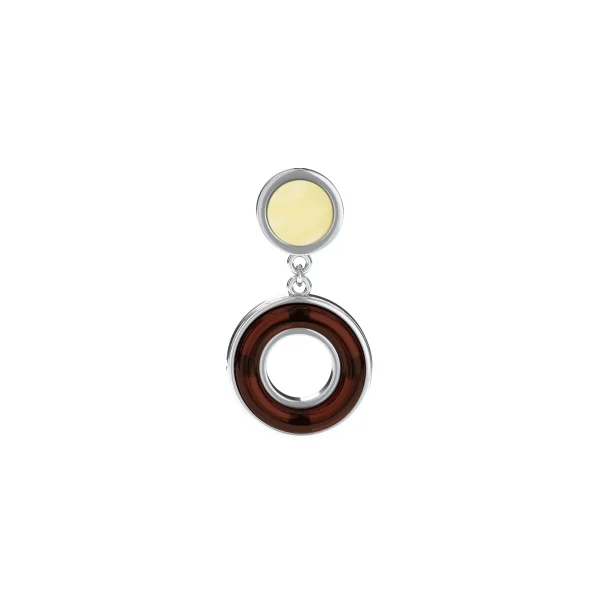 Кулон серебряный с янтарём P9179RO SunStone