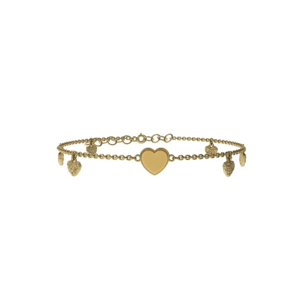 Анклет серебрянй с янтарём LW9207ZM SunStone