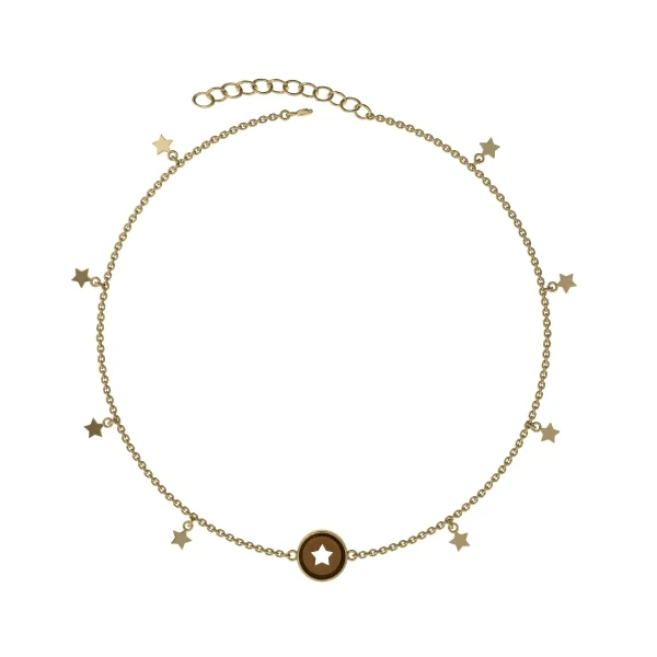 Колье серебряное с янтарём N10032ZK SunStone