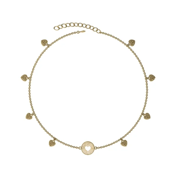 Колье серебряное с янтарём N9268ZM SunStone