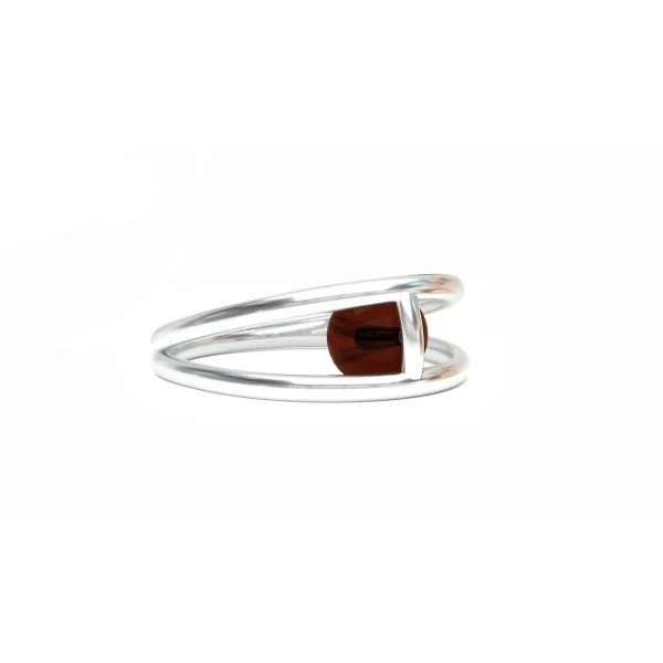 Кольцо серебряное с янтарём R10006RV SunStone