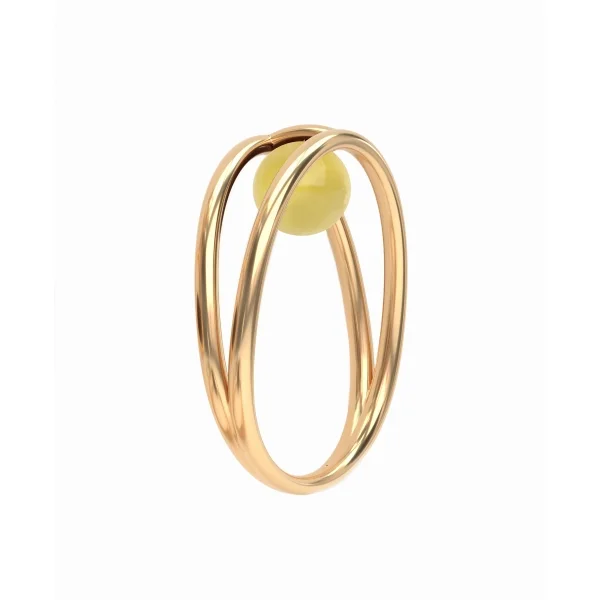 Кольцо серебряное с янтарём R10006ZM SunStone