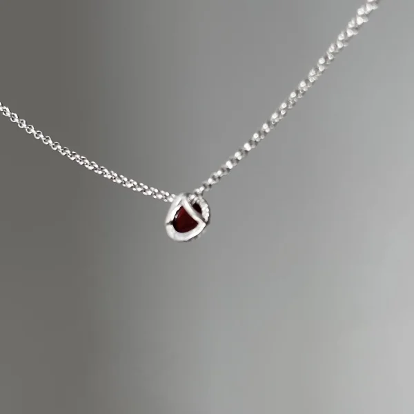 Кулон серебряный с янтарём P20002RV SunStone