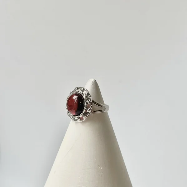 Кольцо серебряное с янтарём R20012RV SunStone