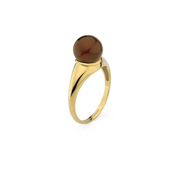 Кольцо серебряное с янтарём R000015ZK SunStone