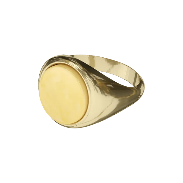 Кольцо серебряное с янтарём R9235ZM SunStone