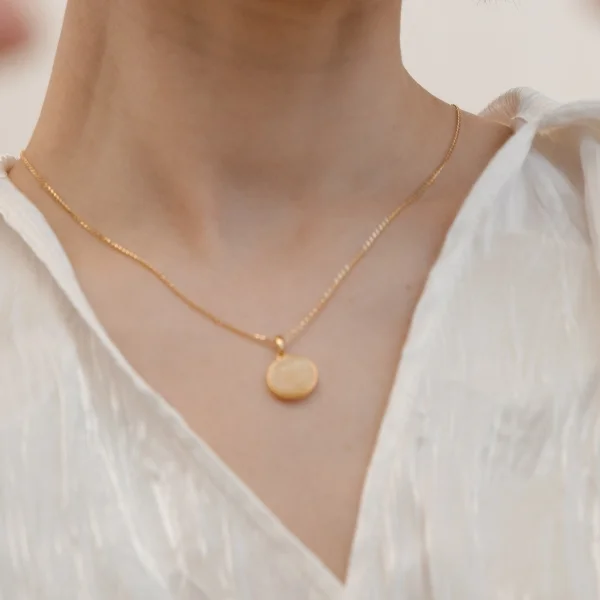 Кулон серебряный с янтарём P9235ZM SunStone