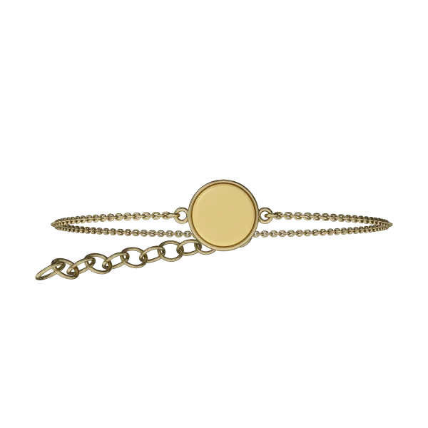 Браслет серебряный с янтарём W9235ZM SunStone
