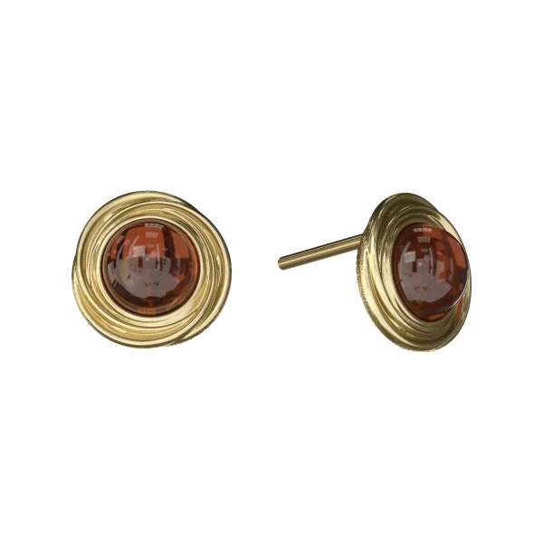 Серебряные серьги с янтарём E21036ZK SunStone