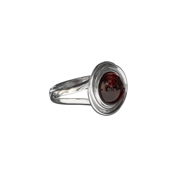 Кольцо серебряное с янтарём Кольцо R20036RV SunStone