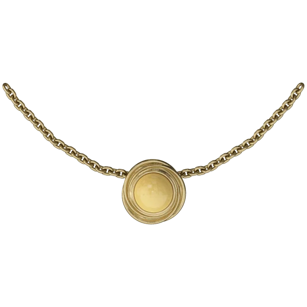 Кулон серебряный с янтарём  P20036ZM SunStone