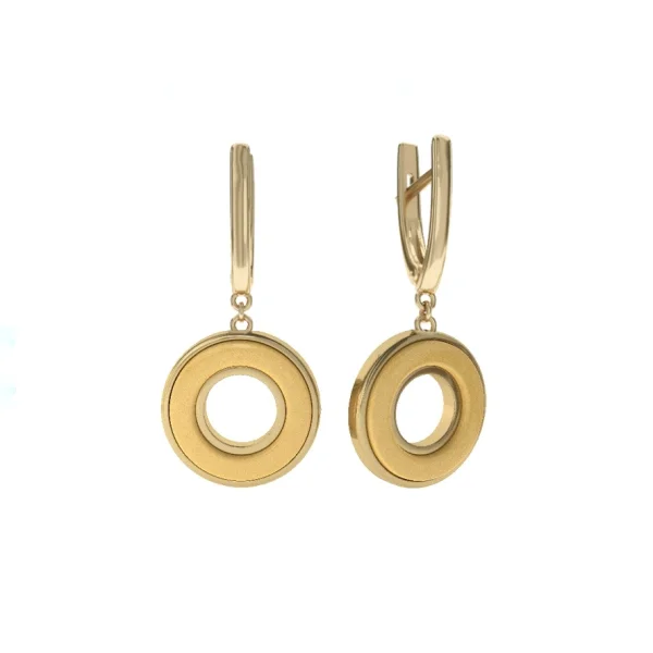 Серебряные серьги с янтарём E9382ZM SunStone