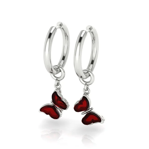 Серебряные серьги с янтарём E21037RV SunStone