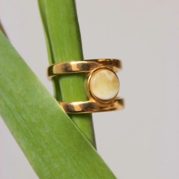 Кольцо серебряное с янтарём R20038ZM SunStone