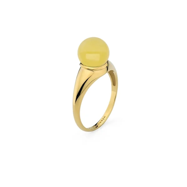 Кольцо серебряное с янтарём R000015ZM SunStone