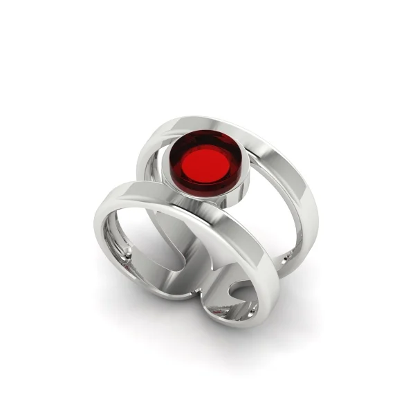 Кольцо серебряное с янтарём R20038RV SunStone