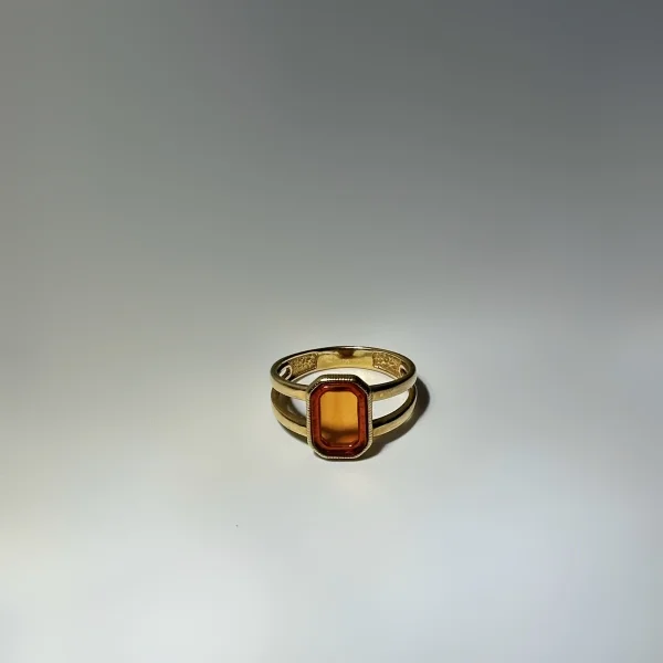 Кольцо серебряное с янтарём Кольцо R20040ZK SunStone