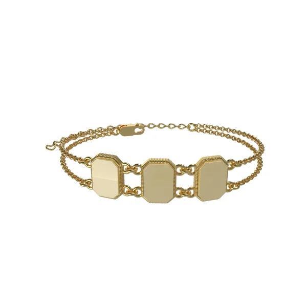 Браслет серебряный с янтарём W21040ZM SunStone