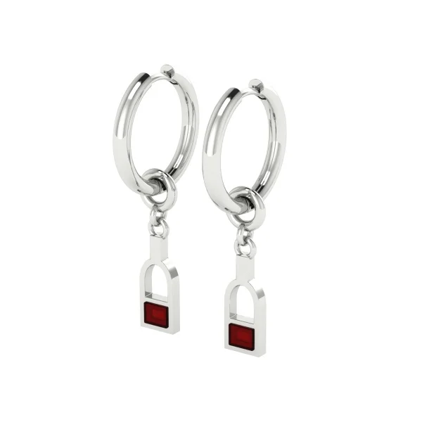 Серебряные серьги с янтарём E25037SV SunStone