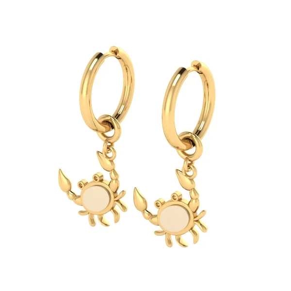 Серебряные серьги с янтарём E36037ZM SunStone