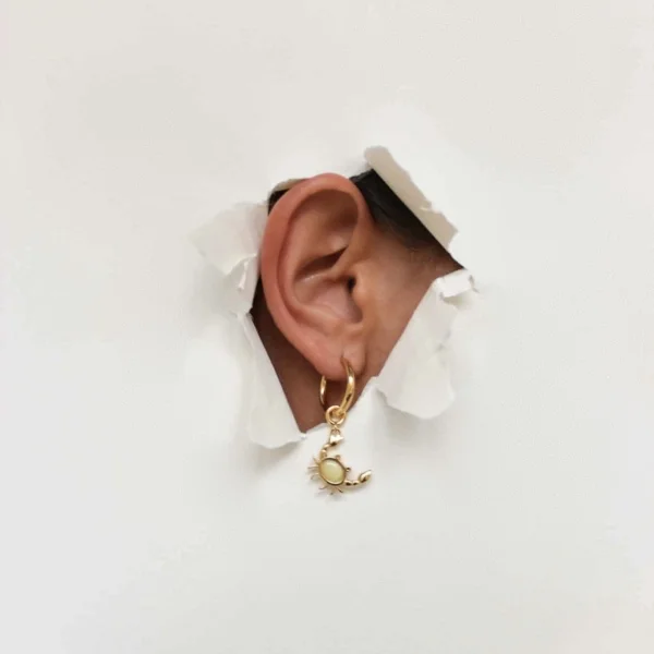 Серебряные серьги с янтарём E36037ZM SunStone