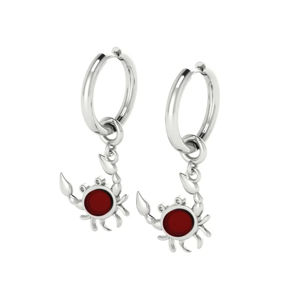 Серебряные серьги с янтарём E36037SV SunStone