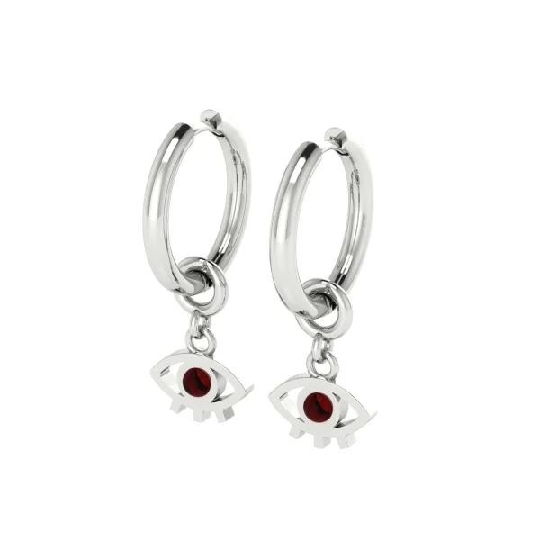 Серебряные серьги с янтарём E31037SV SunStone