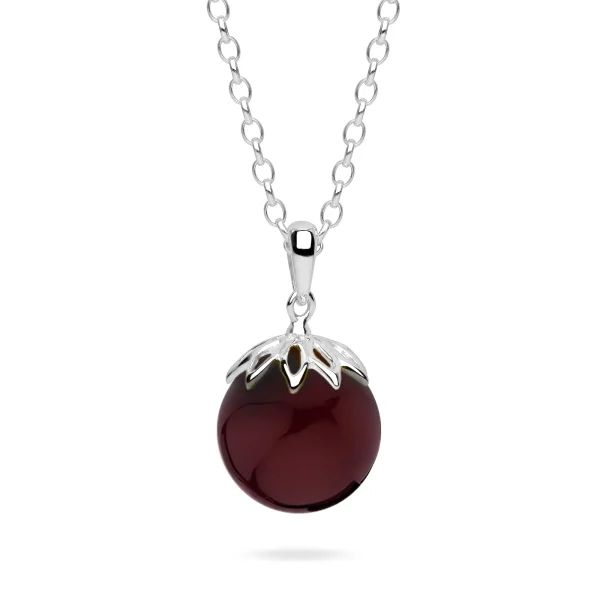Кулон серебряный с янтарём P000009RV SunStone