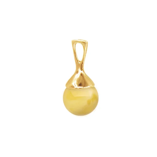 Кулон серебряный с янтарём P10022ZM SunStone