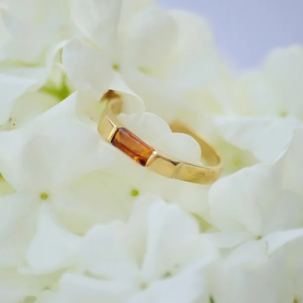Кольцо серебряное с янтарём R10003ZK SunStone