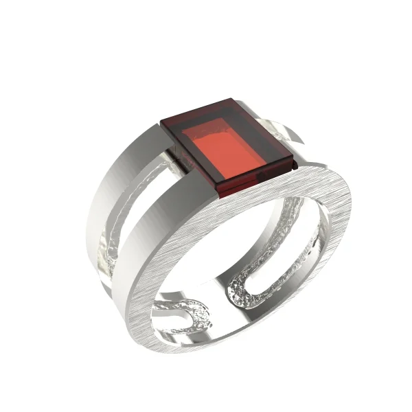 Кольцо серебряное с янтарём R20045RV SunStone