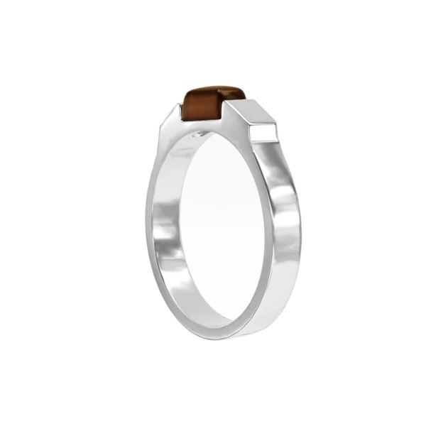 Кольцо серебряное с янтарём R10003RV SunStone