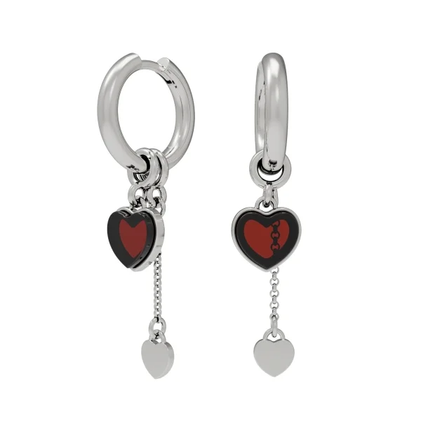 Серебряные серьги с янтарём E24037SV SunStone