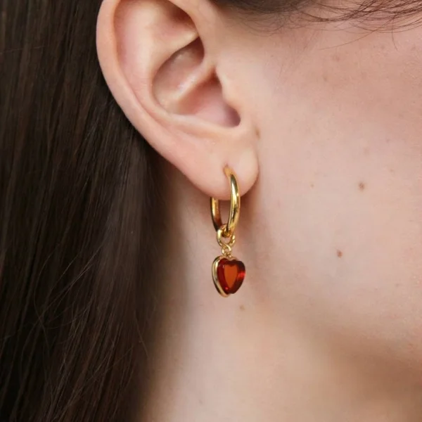 Серебряные серьги с янтарём E22037ZK SunStone