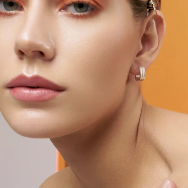 Серебряные серьги E5025R SunStone