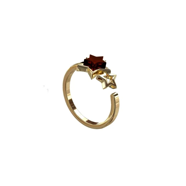 Кольцо серебряное с янтарём R10010-2ZK SunStone