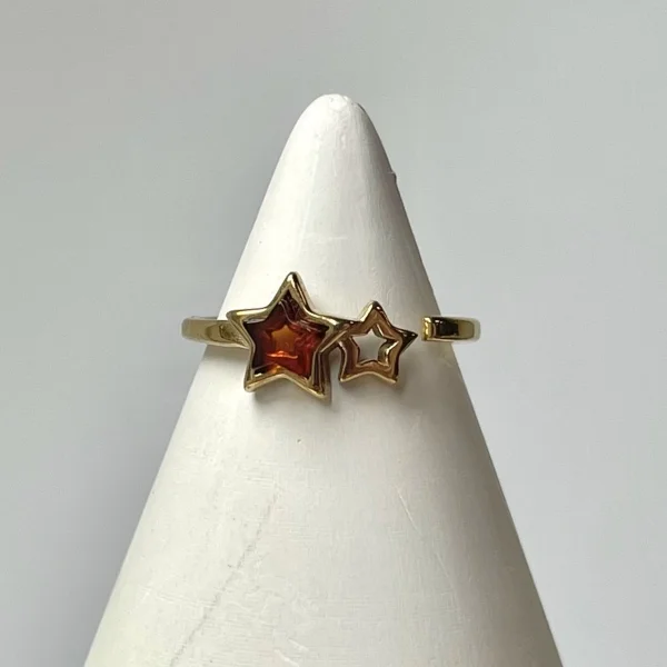 Кольцо серебряное с янтарём R10010-2ZK SunStone