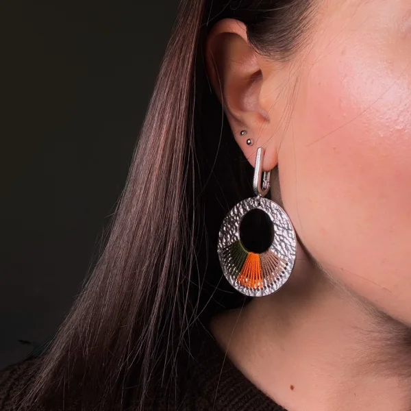 Серебряные серьги E5041R008 SunStone