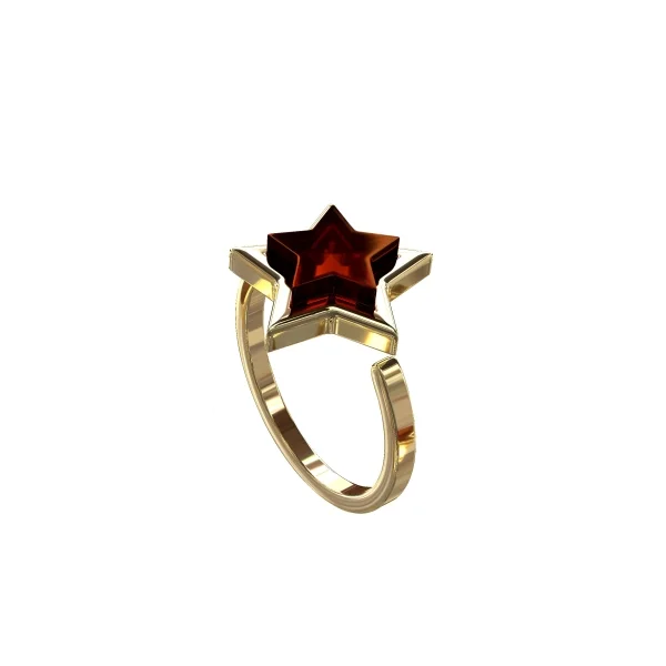 Кольцо серебряное с янтарём R10010ZK SunStone