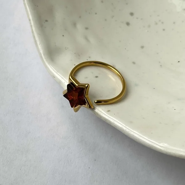 Кольцо серебряное с янтарём R10010ZK SunStone