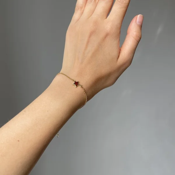 Браслет серебряный с янтарём W10010ZK SunStone