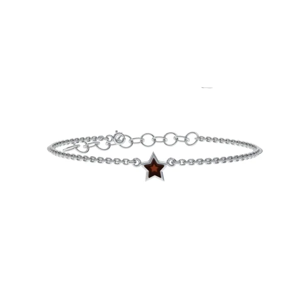 Браслет серебряный с янтарём W10010RV SunStone