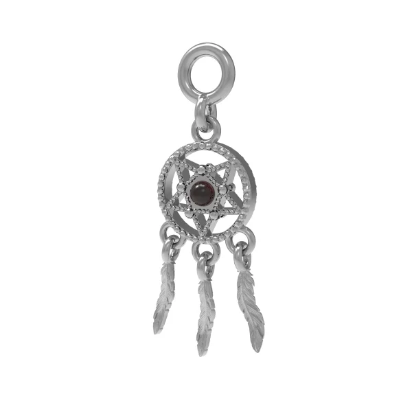Серебряная подвеска с натуральным E7010RV SunStone
